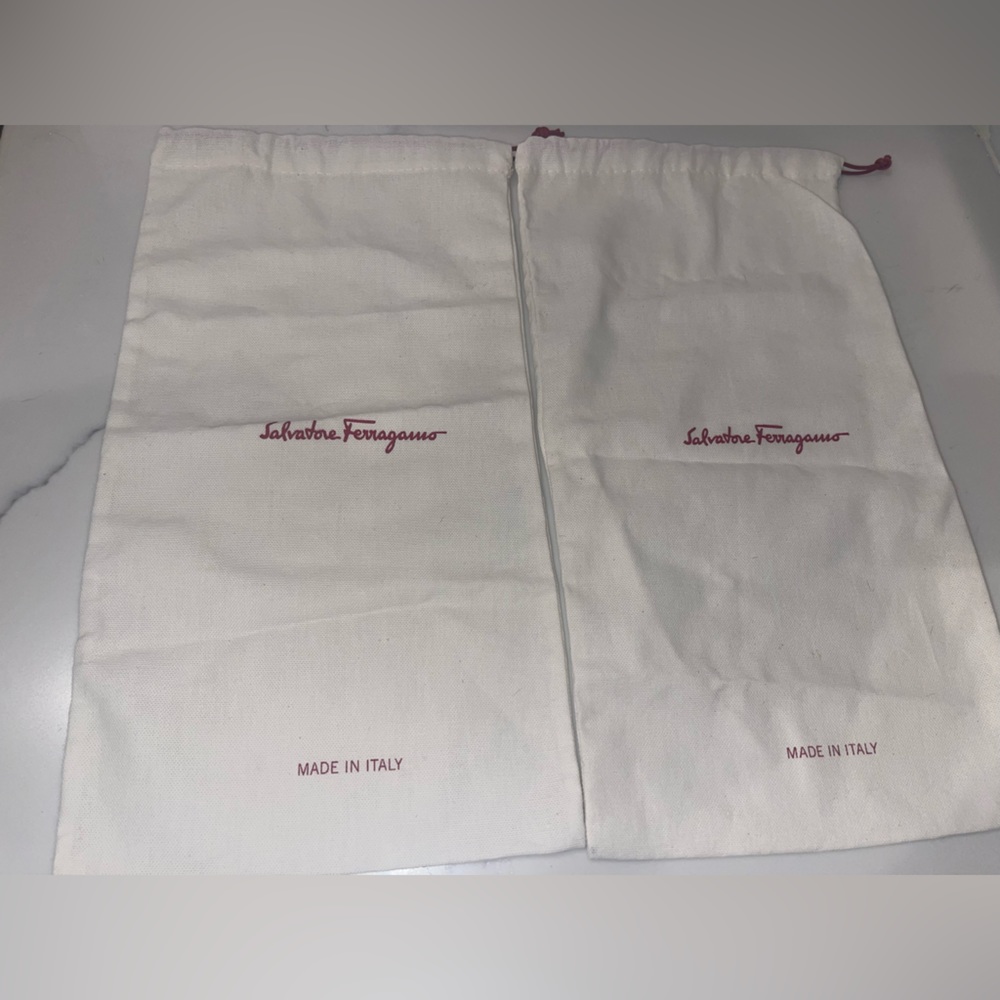 Authentic Set of 2 Ferragamo dust bag